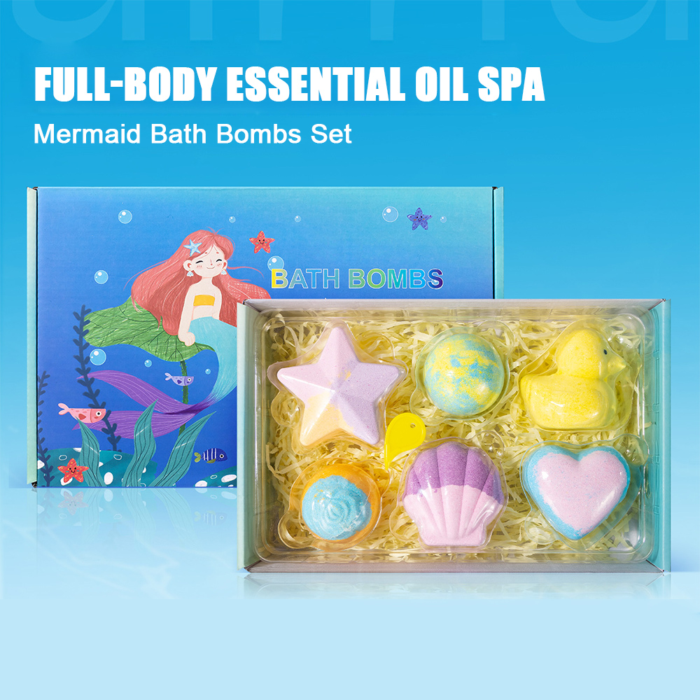 Relax - Spa & Wellness - 6Pcs Bath Bomb Gift Set for