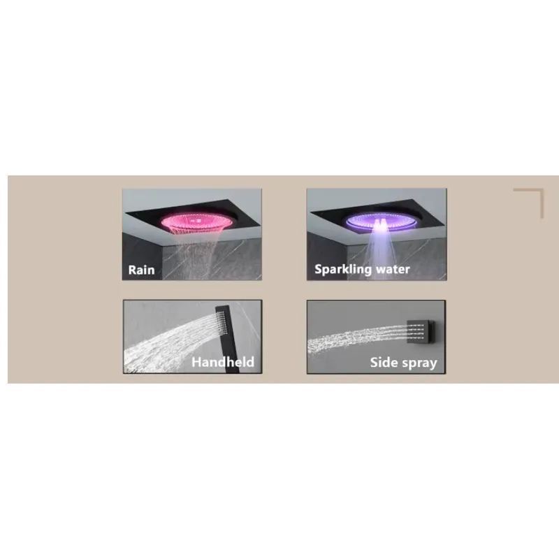 Smart LED Shower Set Bathroom  - Spa & Wellness Earth City Москва Шелепиха recension och pris