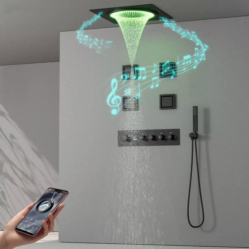 Smart LED Shower Set Bathroom  - Spa & Wellness Earth City Москва Шелепиха recension och pris