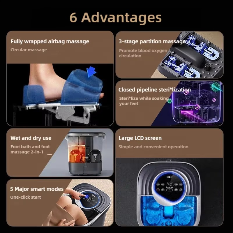 Portable Electric Foot Massage - Spa & Wellness Earth City Москва Шелепиха recension och pris
