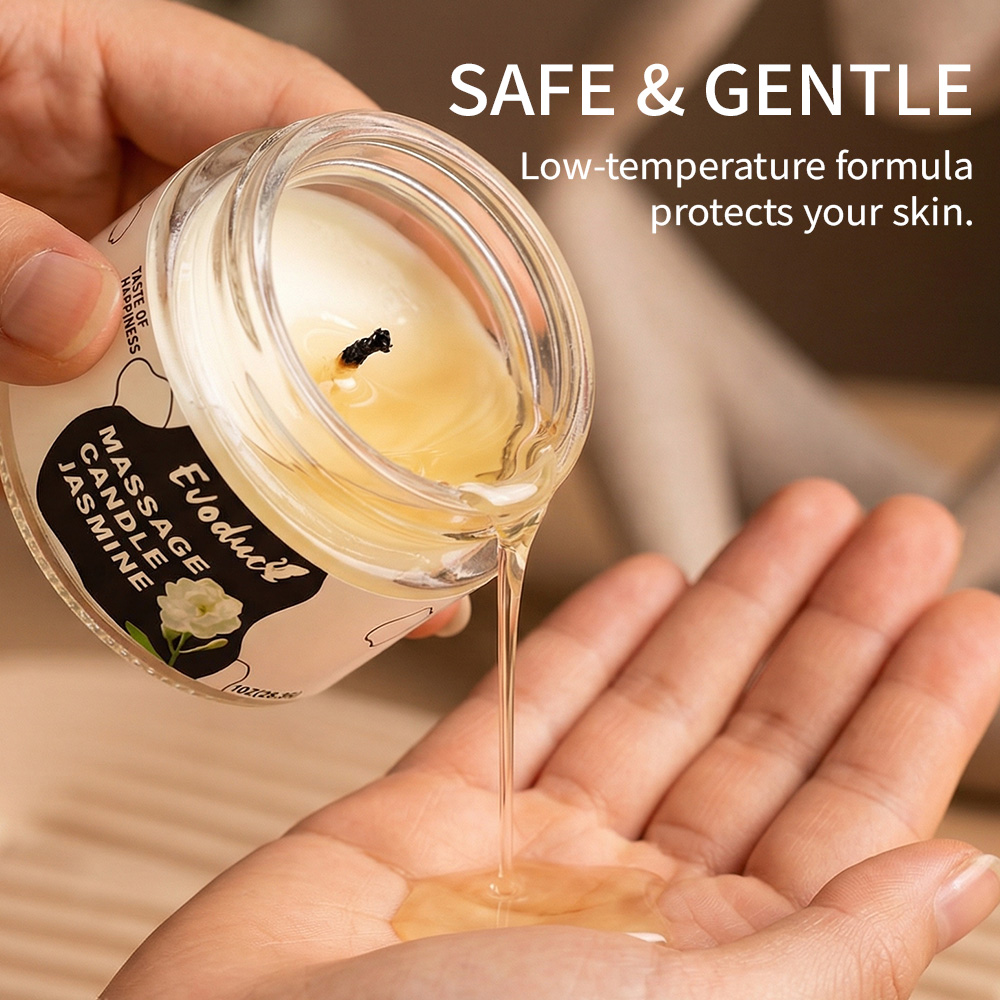 Massage Oil Candle Jasmine Soy - Massage Candle Melting recension och pris