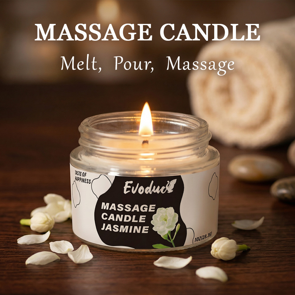 Massage Oil Candle Jasmine Soy - Massage Candle Melting recension och pris