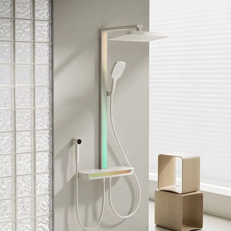Brass Digital Waterfall Shower - Spa & Wellness Earth City Москва Шелепиха recension och pris