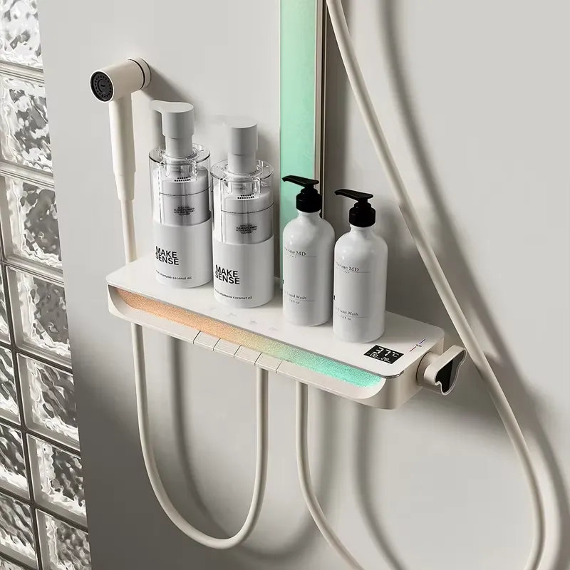 Brass Digital Waterfall Shower - Spa & Wellness Earth City Москва Шелепиха recension och pris