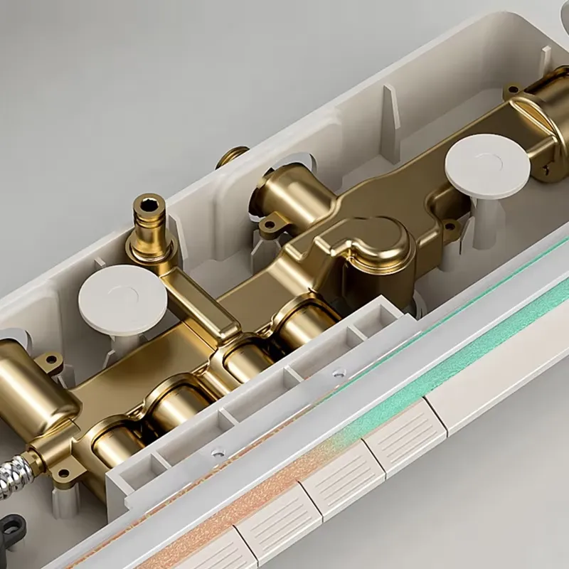 Brass Digital Waterfall Shower - Spa & Wellness Earth City Москва Шелепиха recension och pris