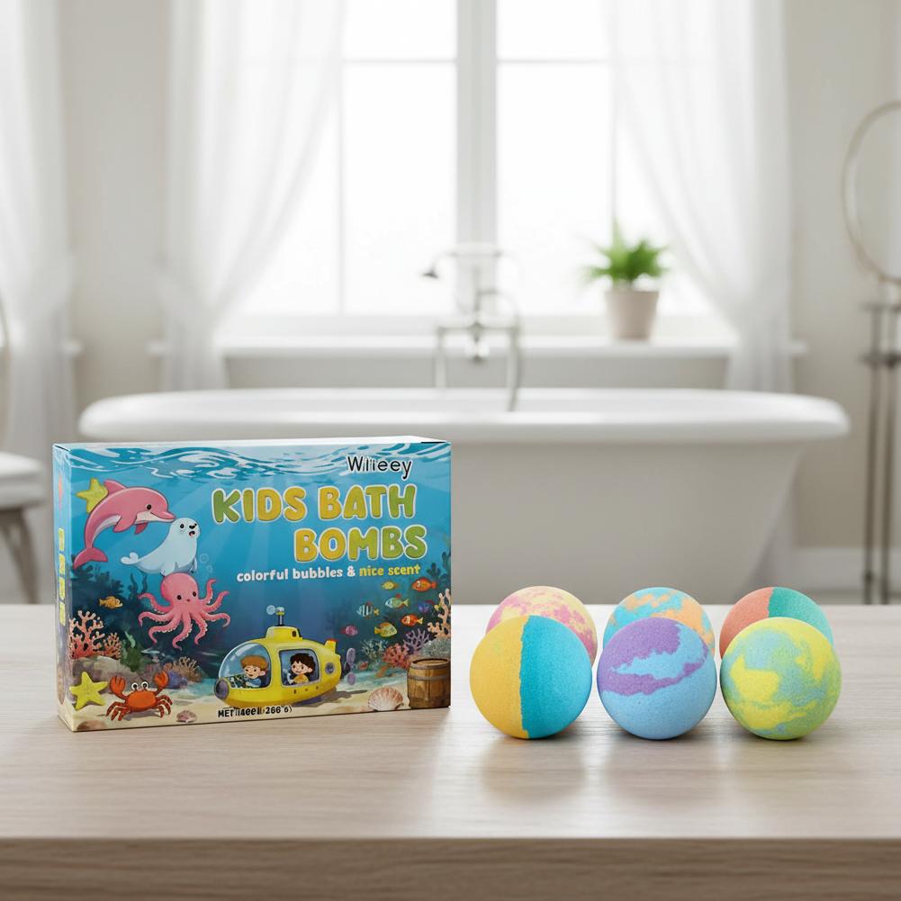 6pcs/Box Colorful Bath Bombs,  - Relax - Spa & Wellness recension och pris