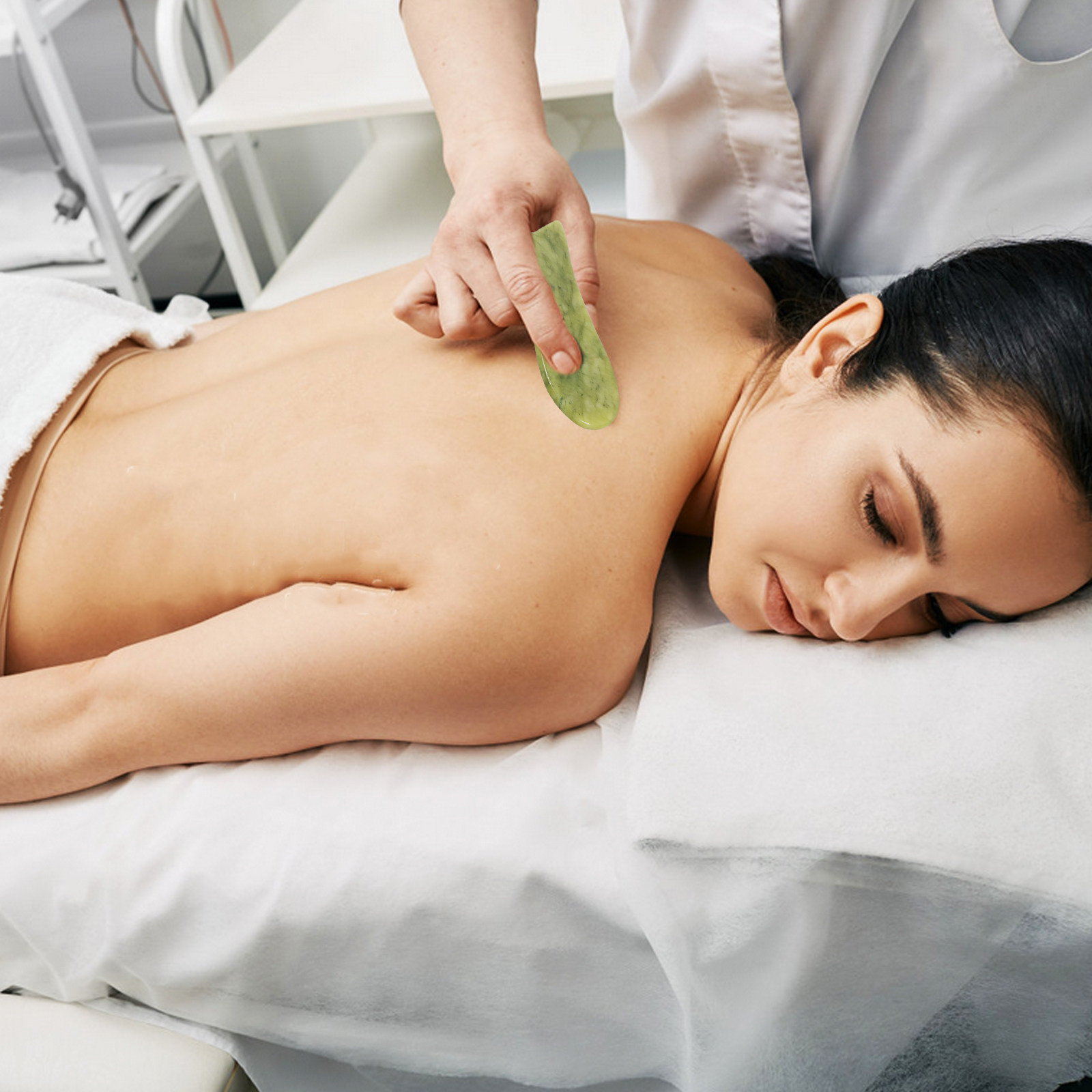 2Pcs Natural Jade Gua Sha Scra - Relax - Spa & Wellness recension och pris