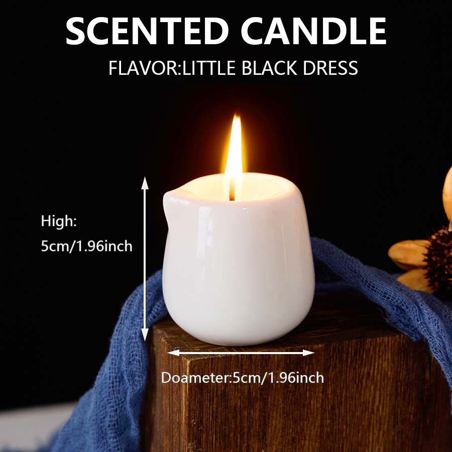 Ceramic Massage Oil Candle Lit - Massage Candle Melting recension och pris