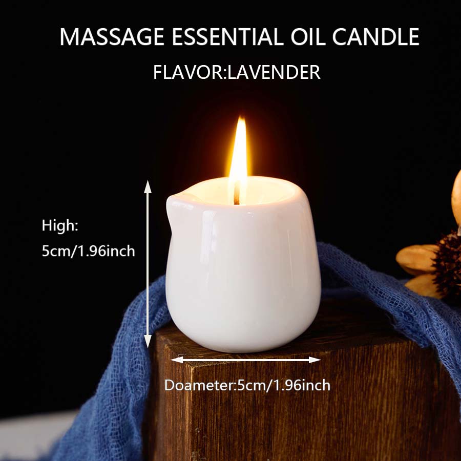 Ceramic Massage Oil Candle Lav - Massage Candle Melting recension och pris